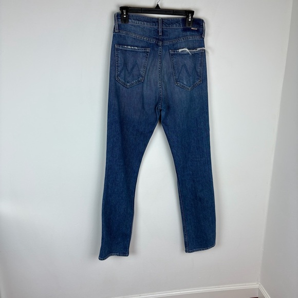 Mother High Waisted Rider Skimp Jeans Cowboys Don’t Cry Size 29 - Picture 8 of 11